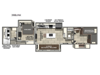 Sanibel 39BUNK Floorplan Image