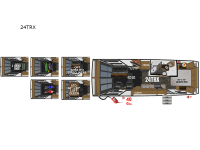 Trail Series MTN TRX Titanium Series 24TRX Floorplan Image