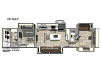 Sanibel 39HYBRID Floorplan Image