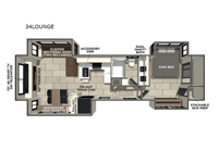 Sanibel 34LOUNGE Floorplan Image