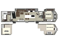 Salem Grand Villa 44ZEN Floorplan Image