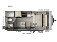 Rockwood GEO Pro G19FD Floorplan Image