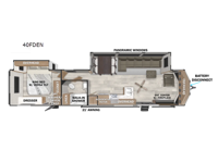 Salem Villa Series 40FDEN Floorplan Image