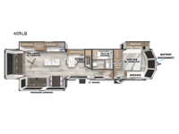 Salem Villa Series 40RLB Floorplan Image