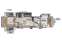 Salem Villa Series 42QBQ Floorplan Image