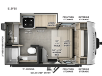 Flagstaff E-Pro E15FBS Floorplan Image