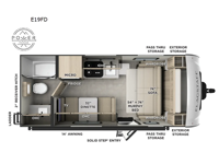 Flagstaff E-Pro E19FD Floorplan Image