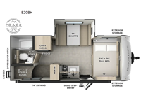 Flagstaff E-Pro E20BH Floorplan Image