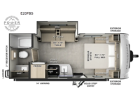 Flagstaff E-Pro E20FBS Floorplan Image