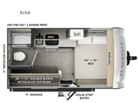 Flagstaff E-Pro E13LE Floorplan Image
