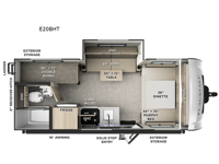 Flagstaff E-Pro E20BHT Floorplan Image