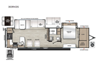 Catalina Legacy Edition 303RKDS Floorplan Image