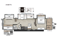 Catalina Legacy Edition 343BHTS Floorplan Image