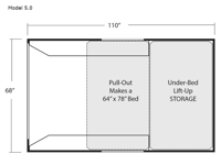OV-X Model 5.0 Floorplan Image