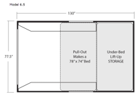 OV-X Model 6.5 Floorplan Image