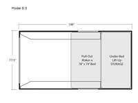OV-X Model 8.0 Floorplan Image