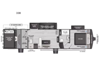 Raptor Carbon Series 338 Floorplan Image