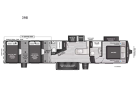 Raptor Carbon Series 398 Floorplan Image