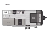 Springdale Classic 20BHWE Floorplan Image