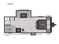 Springdale Classic 21BHWE Floorplan Image