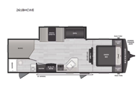 Springdale Classic 261BHCWE Floorplan Image