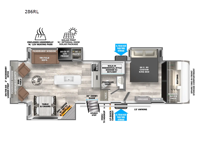 Wildwood Heritage Glen 286RL Floorplan Image