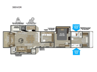 Wildwood Heritage Glen 380WDR Floorplan Image