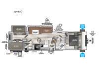 Wildwood Heritage Glen 314BUD Floorplan Image