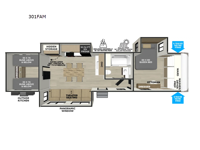 Salem Hemisphere 301FAM Floorplan
