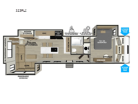 Salem Hemisphere 323RLI Floorplan Image