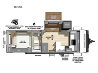 IBEX 20FKDS Floorplan Image