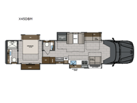 Renegade XL X45DBM Floorplan Image