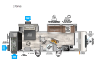 Wildwood Heritage Glen 270FKS Floorplan Image