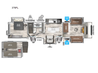 Salem Hemisphere 378FL Floorplan Image