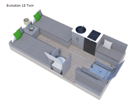 Evolution Evolution 15 Twin Floorplan Image