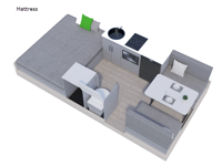 Expedition Mattress Floorplan Image