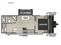 Sportsmen Select 221RKSL Floorplan Image