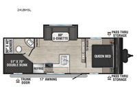 Sportsmen Select 241BHSL Floorplan Image