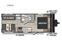 Sportsmen Select 210RDSL Floorplan Image