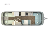 International 28RB Twin Floorplan Image