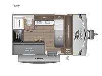 Jay Flight SLX 130BH Floorplan Image