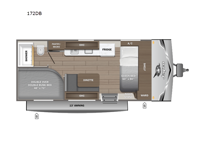 Jay Flight SLX 172DB Floorplan Image
