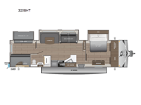 Jay Flight SLX 325BHT Floorplan Image