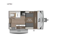Jay Flight SLX 140TBW Floorplan Image