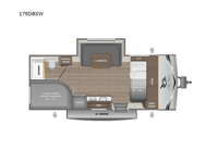 Jay Flight SLX 178DBSW Floorplan Image