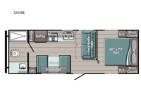 Conquest Ultra Lite 241RB Floorplan Image