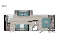 Conquest Ultra Lite 238RK Floorplan Image