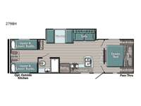 Conquest Ultra Lite 279BH Floorplan Image