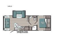 Conquest Ultra Lite 24RLS Floorplan Image