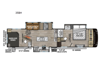 Ridgeway 35BH Floorplan Image